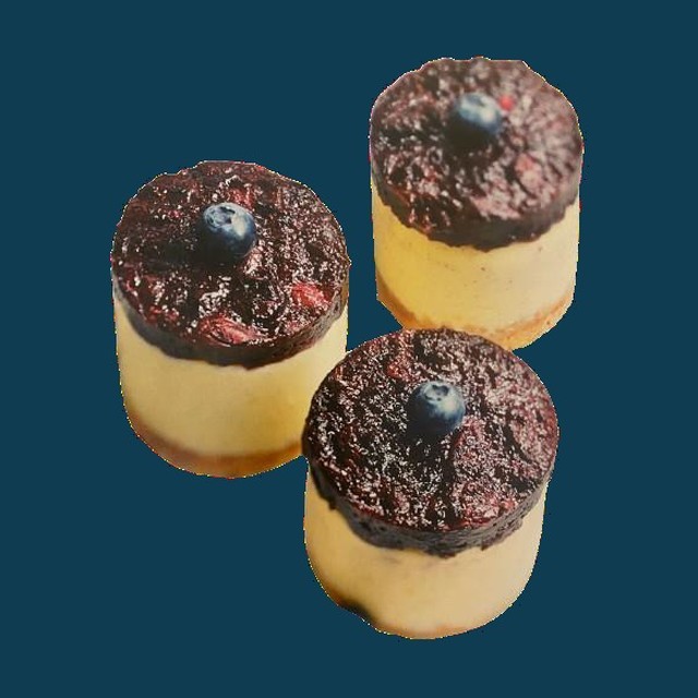 Mini Cheesecake cu Afine